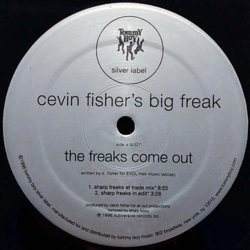 Cevin Fisher's Big Freak - The Freaks Come Out Vinyl Vinly Record