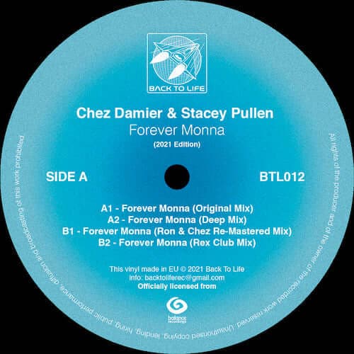 Chez Damier & Stacey Pullen - Forever Monna (2021 edition) Vinyl