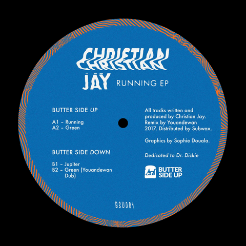 Christian Jay - Running EP (Vinyl, EP) - Details September 2018 will see the launch of Butter Side Up Records with a 12” that embodies the considered club sound of the much loved Leeds and London party. It comes from fast rising Idle Hands and Northsouth - Vinyl Record