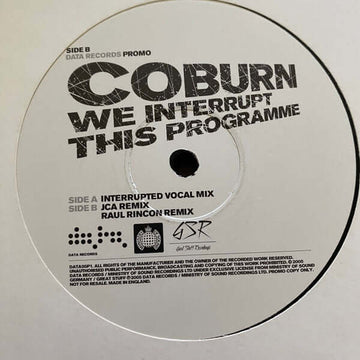 Coburn - We Interrupt This Programme Vinyl Vinly Record