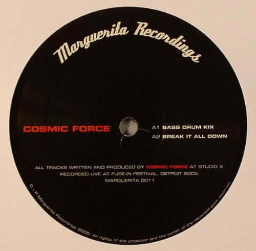 Cosmic Force - Live In Detroit Vinyl