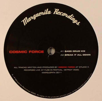 Cosmic Force - Live In Detroit Vinyl Vinly Record