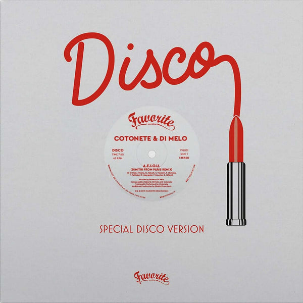 Cotonete & Di Melo - A.E.I.O.U. (Dimitri From Paris Remix) [Warehouse Find] Vinyl