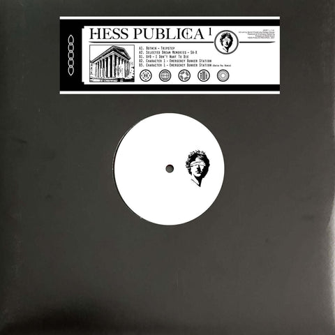 Various - HESP1 - Artists Botwin, UF0, Character 1, Selected Dream Memories Genre Techno, Trance Release Date 4 March 2022 Cat No. HESP1 Format 12" Vinyl - Hess Publica - Hess Publica - Hess Publica - Hess Publica - Vinyl Record