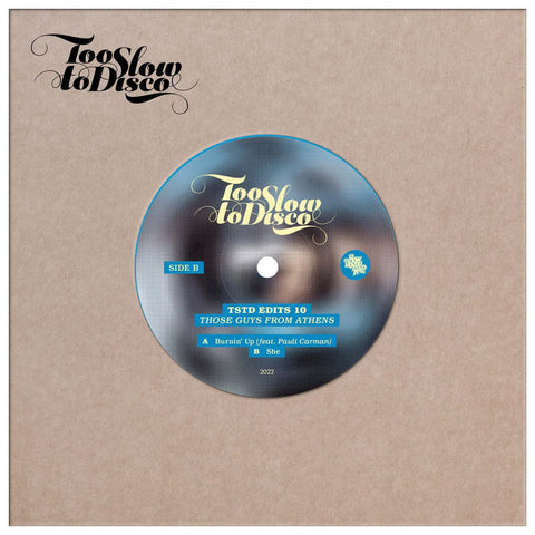 Those Guys From Athens - 'Too Slow To Disco Edits 10' Blue & Green Vinyl - Artists Those Guys From Athens Genre Soul / Funk / Disco Edits Release Date 2 Sept 2022 Cat No. TSTDEdits010 Format 2 x 7" Green & Blue Vinyl - Too Slow To Disco - Too Slow To Disc - Vinyl Record