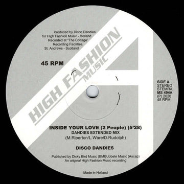 Disco Dandies - Inside Your Love (2 People) Vinyl Vinly Record