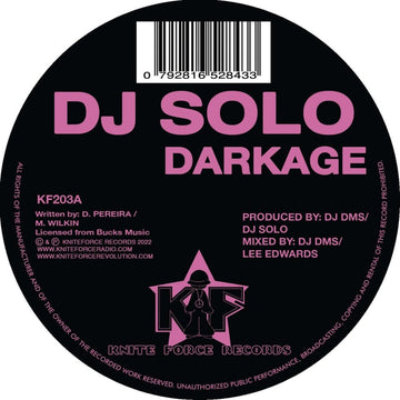 DJ Solo - Darkage / Axis Vinyl Vinly Record