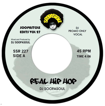 Dj Soopasoul - Real Hip Hop Vinyl Vinly Record
