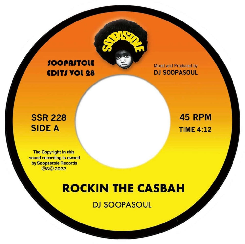 DJ Soopasoul - Rockin The Casbah / Flight To Algiers Vinyl