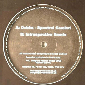 Dobbs - Spectral Combat Vinyl Vinly Record