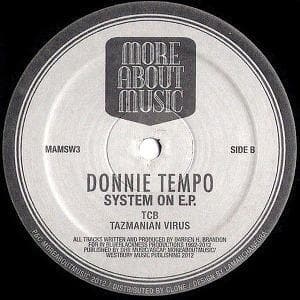 Donnie Tempo - Systems On EP Vinyl Vinly Record