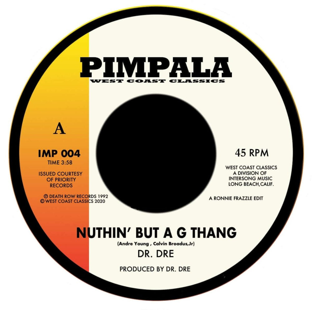 Dr Dre - 'Nuthin But A G Thang' Vinyl Vinyl