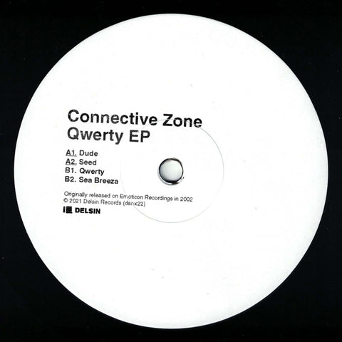 Connective Zone - Qwerty - Artists Connective Zone Genre Techno Release Date 7 January 2022 Cat No. DSR/X22 Format 12" Vinyl - Delsin - Delsin - Delsin - Delsin - Vinyl Record