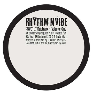 Dubtraxx - Volume One (2000 Tribute Mix) (PRE - ORDER) Vinyl Vinly Record