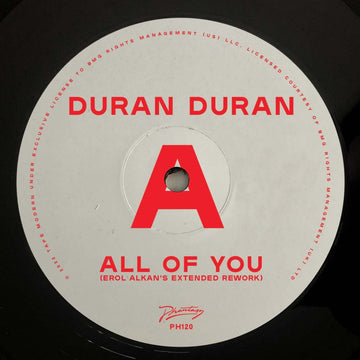 Duran Duran - ALL OF YOU (Erol Alkan's Extended Rework) Vinyl Vinly Record
