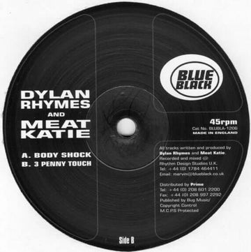 Dylan & Katie - Body Shock Vinyl Vinly Record