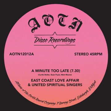 East Coast Love Affair & United Spiritual Singers - A Minute Too Late Vinyl Vinly Record