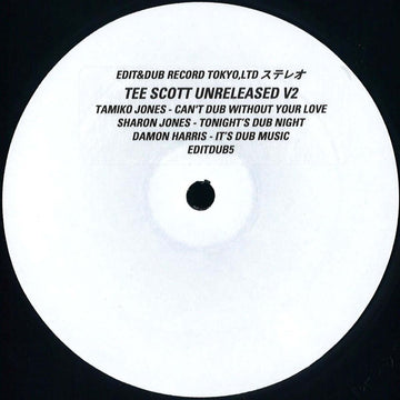 Edit & Dub - Tee Scott Unreleased V2 [Warehouse Find] Vinyl Vinly Record