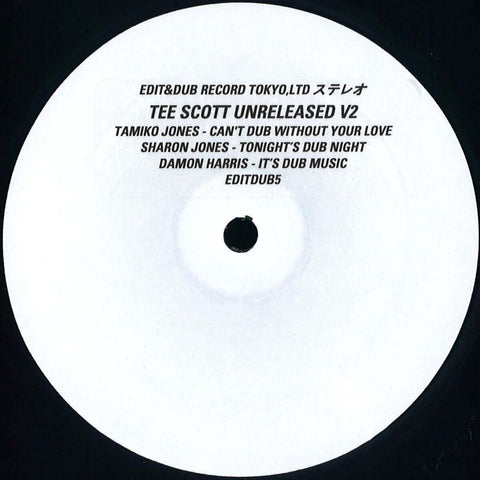 Edit & Dub - Tee Scott Unreleased V2 [Warehouse Find] Vinyl - Vinyl Record