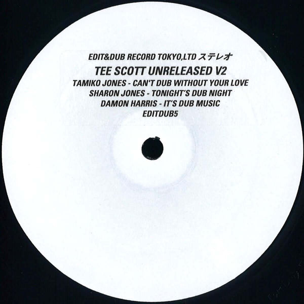 Edit & Dub - Tee Scott Unreleased V2 [Warehouse Find] Vinyl