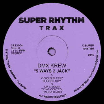 DMX Krew - 5 Ways 2 Jack - DMX Krew - 5 Ways 2 Jack - As the title suggests, there are many ways to jack and this EP makes no pretense about its intentions. DMX Krew treat us to a wild concoction of tracks for the fourth instalment of the now firing on al Vinly Record