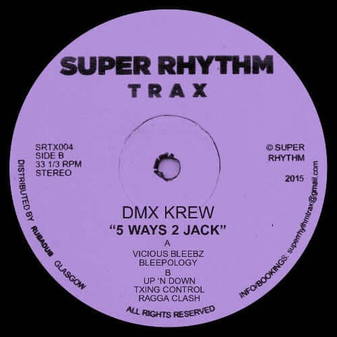 DMX Krew - 5 Ways 2 Jack - DMX Krew - 5 Ways 2 Jack - As the title suggests, there are many ways to jack and this EP makes no pretense about its intentions. DMX Krew treat us to a wild concoction of tracks for the fourth instalment of the now firing on al - Vinyl Record