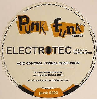 Electrotec - Acid Control / Tribal Confusion Vinyl Vinly Record