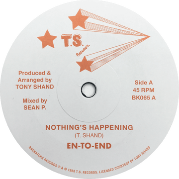 En - To - End - Nothing's Happening Vinyl Vinly Record