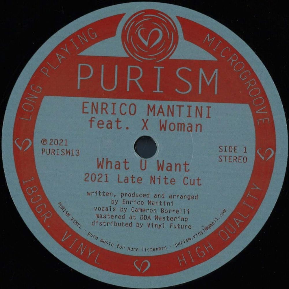 Enrico Mantini & X Woman - What U Want Vinyl