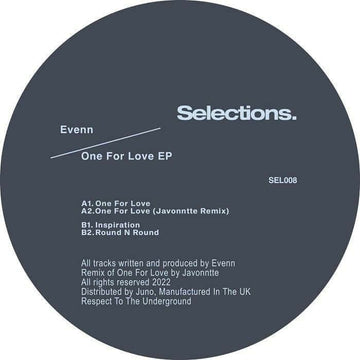 Evenn / Javonntte - One For Love Vinyl Vinly Record