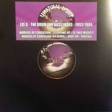 Eze G - The Early Drum & Bass Years (1993/1994) [2xLP] Vinyl Vinly Record