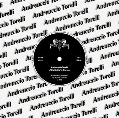 Andreuccio Torelli - This Is Not A Game - Artists Andreuccio Torelli Genre House, Acid House Release Date 17 December 2021 Cat No. BR011 Format 7" Vinyl - Baran Records - Baran Records - Baran Records - Baran Records - Vinyl Record