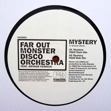 Far Out Monster Disco Orchestra Feat. Arthur Verocai - Mystery Vinyl Vinly Record