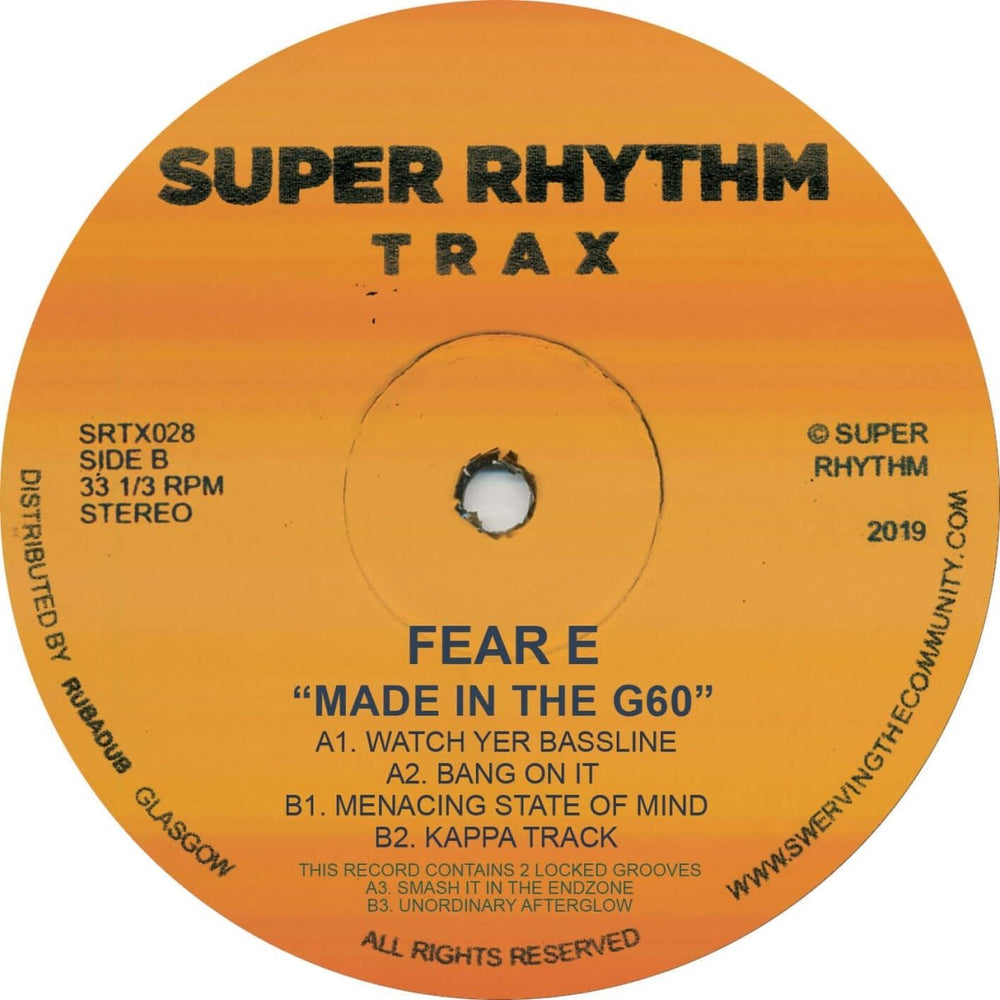 Fear - E - 'Made In The G60' Vinyl Vinyl