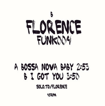 Florence - 'Funk004' Vinyl Vinyl Vinly Record