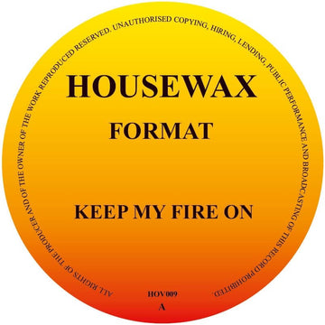 Format (Orlando Voorn) - Keep My Fire EP Vinyl Vinly Record