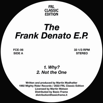 Frank Denato - The Frank Denato Vinyl Vinly Record