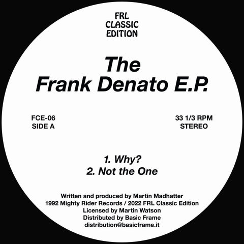 Frank Denato - The Frank Denato Vinyl - Vinyl Record