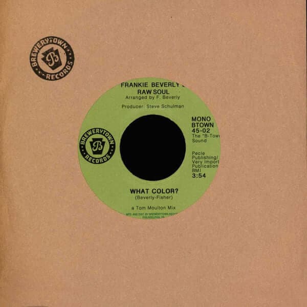 Frankie Beverly's Raw Soul - What Color? Vinyl
