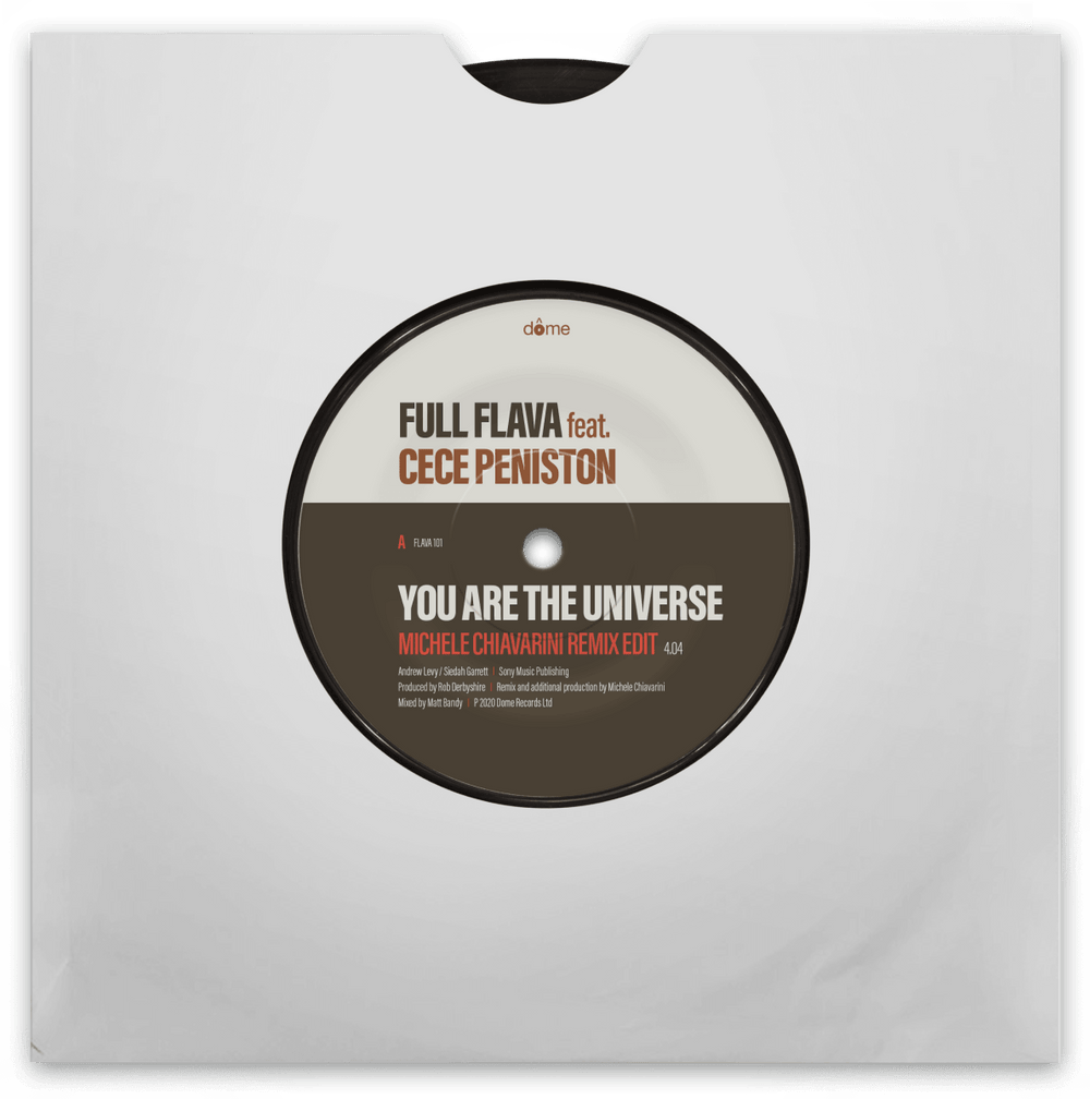 Full Flava ft Cece Peniston - You Are The Universe / The Glow Of Love 7" Vinyl