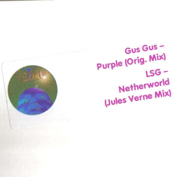 GusGus / L.S.G. - Purple / Netherworld Vinyl