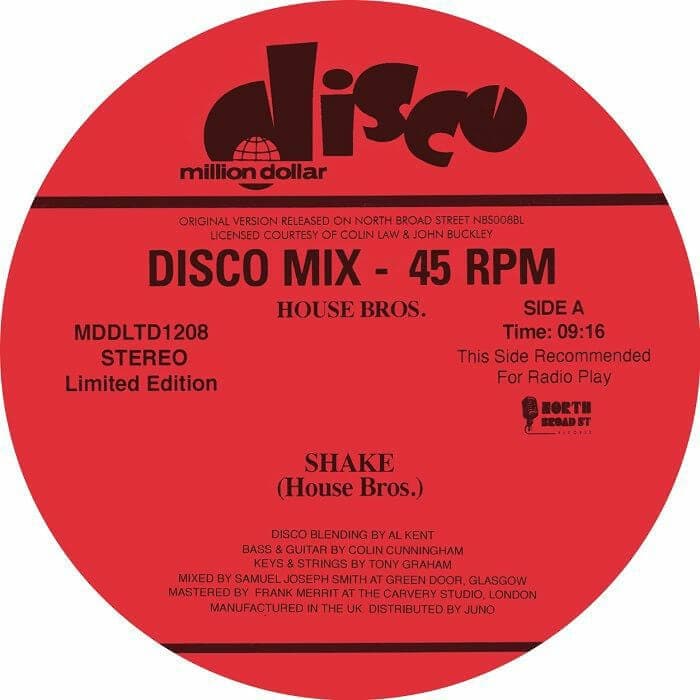 House Bros - 'Shake' Vinyl Vinyl