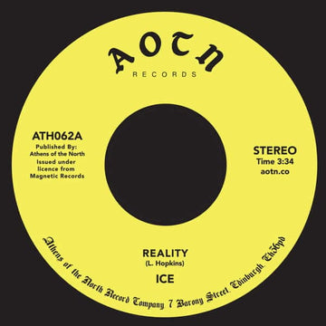 Ice - Reality Vinyl Vinly Record
