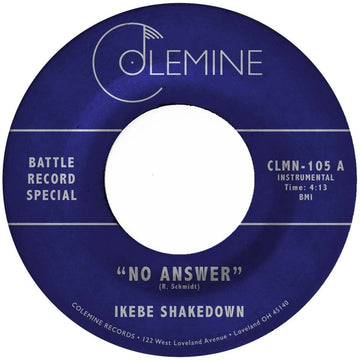 Ikebe Shakedown & The Jive Turkeys - No Answer Vinyl Vinly Record
