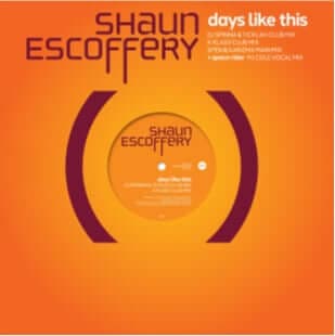 Shaun Escoffery - Days Like This - Artists Shaun Escoffery Genre Deep House, Soulful House Release Date 5 May 2023 Cat No. DEMSING008 Format 12