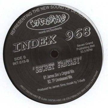 Index 968 - Secret Fantasy Vinyl Vinly Record