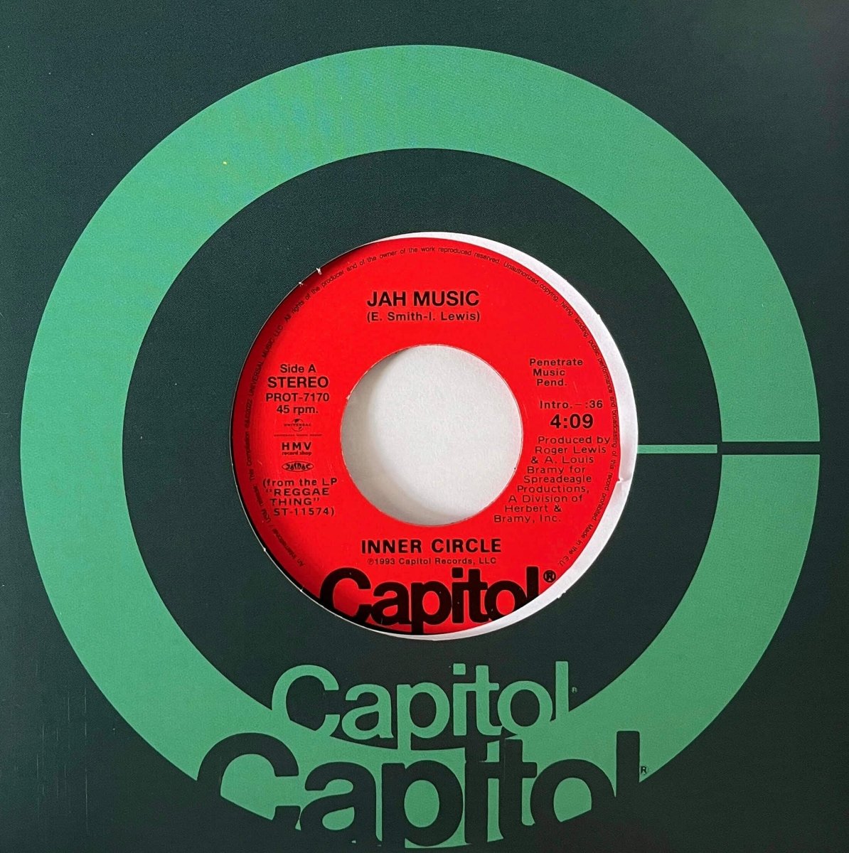 【再発】 INNER CIRCLE / JAH MUSIC Inner Circle - Jah Music (ヴァイナル)