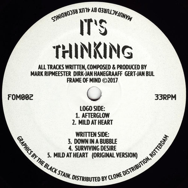 Its Thinking - 'Afterglow' Vinyl Vinyl