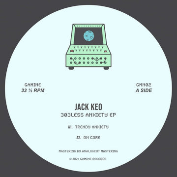 Jack Keo - 303less Anxiety EP Vinyl Vinly Record