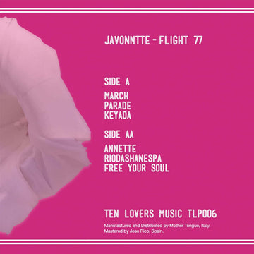 Javonntte - Flight 77 Vinyl Vinly Record